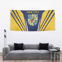 Personalized Swedish Empire 1611-1721 Tapestry Flag Color Inspiration - Wonder Print Shop