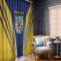 Personalized Swedish Empire 1611-1721 Window Curtain Flag Color Inspiration - Wonder Print Shop