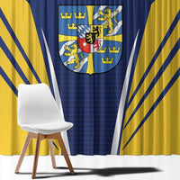 Personalized Swedish Empire 1611-1721 Window Curtain Flag Color Inspiration - Wonder Print Shop