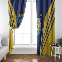 Personalized Swedish Empire 1611-1721 Window Curtain Flag Color Inspiration - Wonder Print Shop