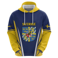 Personalized Swedish Empire 1611-1721 Zip Hoodie Flag Color Inspiration - Wonder Print Shop