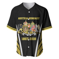 Personalized Austro-Hungarian Empire 1867-1918 Baseball Jersey Flag Color Inspiration - Wonder Print Shop