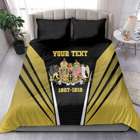 Personalized Austro-Hungarian Empire 1867-1918 Bedding Set Flag Color Inspiration - Wonder Print Shop