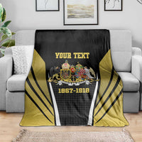 Personalized Austro-Hungarian Empire 1867-1918 Blanket Flag Color Inspiration - Wonder Print Shop