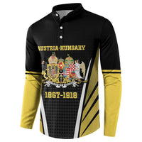 Personalized Austro-Hungarian Empire 1867-1918 Button Sweatshirt Flag Color Inspiration - Wonder Print Shop