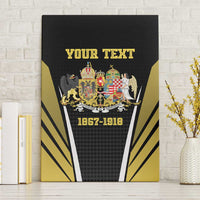 Personalized Austro-Hungarian Empire 1867-1918 Canvas Wall Art Flag Color Inspiration - Wonder Print Shop