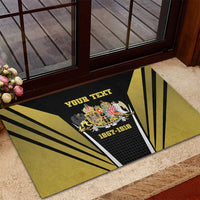 Personalized Austro-Hungarian Empire 1867-1918 Rubber Doormat Flag Color Inspiration - Wonder Print Shop