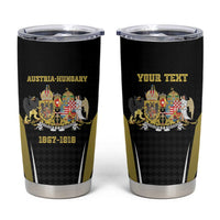 Personalized Austro-Hungarian Empire 1867-1918 Tumbler Cup Flag Color Inspiration - Wonder Print Shop