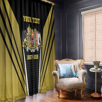 Personalized Austro-Hungarian Empire 1867-1918 Window Curtain Flag Color Inspiration - Wonder Print Shop