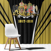 Personalized Austro-Hungarian Empire 1867-1918 Window Curtain Flag Color Inspiration - Wonder Print Shop