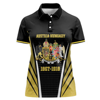 Personalized Austro-Hungarian Empire 1867-1918 Women Polo Shirt Flag Color Inspiration - Wonder Print Shop