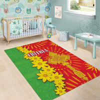 Eritrea Enkutatash Dashiki Area Rug With Folk Pattern - Wonder Print Shop