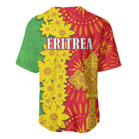 Eritrea Enkutatash Dashiki Baseball Jersey With Folk Pattern - Wonder Print Shop
