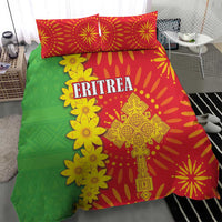 Eritrea Enkutatash Dashiki Bedding Set With Folk Pattern - Wonder Print Shop