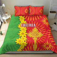 Eritrea Enkutatash Dashiki Bedding Set With Folk Pattern - Wonder Print Shop