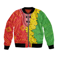 Eritrea Enkutatash Dashiki Bomber Jacket With Folk Pattern - Wonder Print Shop