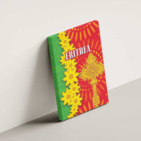 Eritrea Enkutatash Dashiki Canvas Wall Art With Folk Pattern - Wonder Print Shop