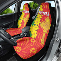 Eritrea Enkutatash Dashiki Car Seat Cover With Folk Pattern - Wonder Print Shop