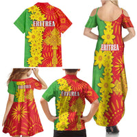 Eritrea Enkutatash Dashiki Family Matching Summer Maxi Dress and Hawaiian Shirt With Folk Pattern - Wonder Print Shop