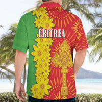 Eritrea Enkutatash Dashiki Hawaiian Shirt With Folk Pattern - Wonder Print Shop