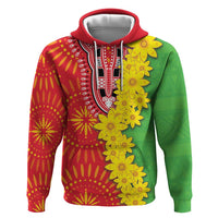 Eritrea Enkutatash Dashiki Hoodie With Folk Pattern - Wonder Print Shop