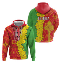 Eritrea Enkutatash Dashiki Hoodie With Folk Pattern - Wonder Print Shop