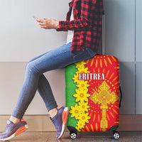 Eritrea Enkutatash Dashiki Luggage Cover With Folk Pattern - Wonder Print Shop