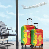 Eritrea Enkutatash Dashiki Luggage Cover With Folk Pattern - Wonder Print Shop