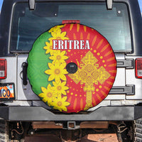 Eritrea Enkutatash Dashiki Spare Tire Cover With Folk Pattern - Wonder Print Shop