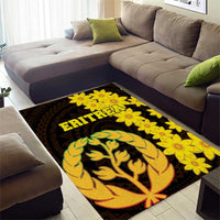 Enkutatash Eritrea New Year Area Rug With Coat Of Arms - Wonder Print Shop