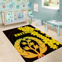 Enkutatash Eritrea New Year Area Rug With Coat Of Arms - Wonder Print Shop