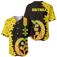 Enkutatash Eritrea New Year Baseball Jersey With Coat Of Arms - Wonder Print Shop