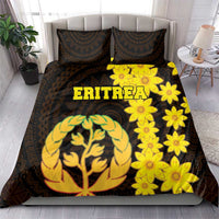 Enkutatash Eritrea New Year Bedding Set With Coat Of Arms - Wonder Print Shop