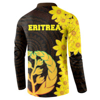 Enkutatash Eritrea New Year Button Sweatshirt With Coat Of Arms - Wonder Print Shop