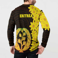 Enkutatash Eritrea New Year Button Sweatshirt With Coat Of Arms - Wonder Print Shop