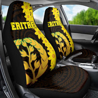 Enkutatash Eritrea New Year Car Seat Cover With Coat Of Arms - Wonder Print Shop
