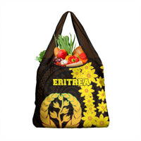 Enkutatash Eritrea New Year Grocery Bag With Coat Of Arms