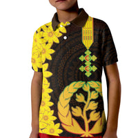 Enkutatash Eritrea New Year Kid Polo Shirt With Coat Of Arms - Wonder Print Shop