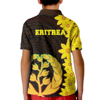Enkutatash Eritrea New Year Kid Polo Shirt With Coat Of Arms - Wonder Print Shop