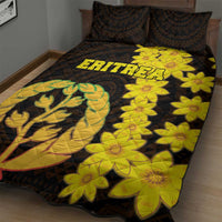 Enkutatash Eritrea New Year Quilt Bed Set With Coat Of Arms - Wonder Print Shop