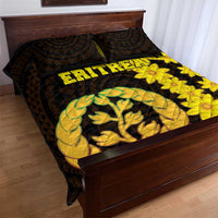 Enkutatash Eritrea New Year Quilt Bed Set With Coat Of Arms - Wonder Print Shop