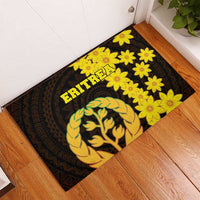 Enkutatash Eritrea New Year Rubber Doormat With Coat Of Arms - Wonder Print Shop