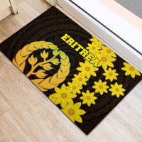 Enkutatash Eritrea New Year Rubber Doormat With Coat Of Arms - Wonder Print Shop