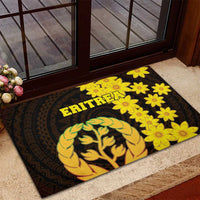 Enkutatash Eritrea New Year Rubber Doormat With Coat Of Arms - Wonder Print Shop