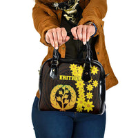 Enkutatash Eritrea New Year Shoulder Handbag With Coat Of Arms