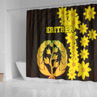 Enkutatash Eritrea New Year Shower Curtain With Coat Of Arms