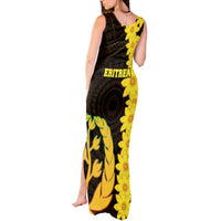 Enkutatash Eritrea New Year Tank Maxi Dress With Coat Of Arms - Wonder Print Shop