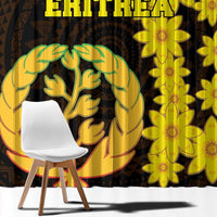 Enkutatash Eritrea New Year Window Curtain With Coat Of Arms - Wonder Print Shop