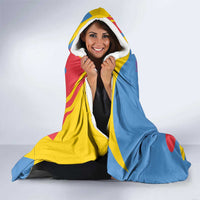 Aruba Lion Roaring Hooded Blanket With Coat Of Arms