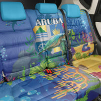 Aruba Sea Turtle Back Car Seat Cover Underwater Landscape - Wonder Print Shop